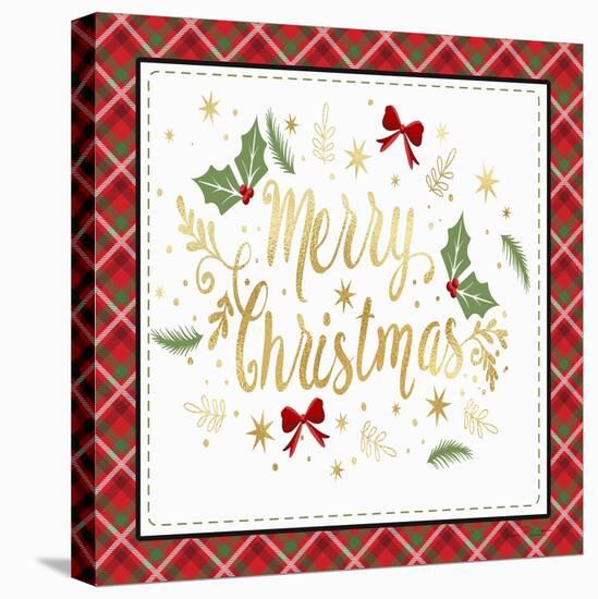 Plaid Christmas 3-Jean Plout-Stretched Canvas