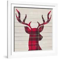 Plaid Christmas I-null-Framed Art Print