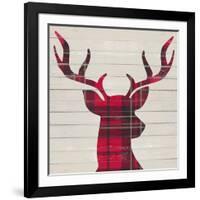 Plaid Christmas I-null-Framed Art Print