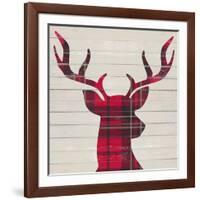 Plaid Christmas I-null-Framed Art Print