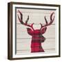 Plaid Christmas I-null-Framed Art Print