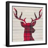 Plaid Christmas I-null-Framed Art Print