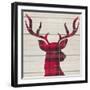 Plaid Christmas I-null-Framed Art Print