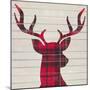 Plaid Christmas I-null-Mounted Art Print