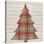 Plaid Christmas II-null-Stretched Canvas