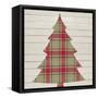 Plaid Christmas II-null-Framed Stretched Canvas