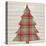 Plaid Christmas II-null-Stretched Canvas