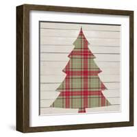 Plaid Christmas II-null-Framed Art Print