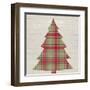 Plaid Christmas II-null-Framed Art Print