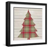 Plaid Christmas II-null-Framed Art Print