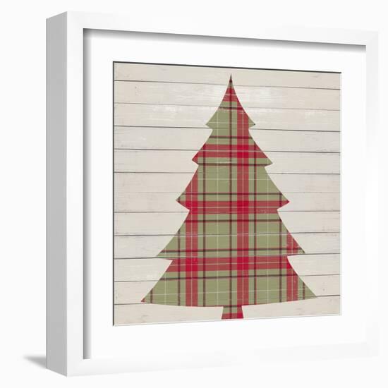 Plaid Christmas II-null-Framed Art Print