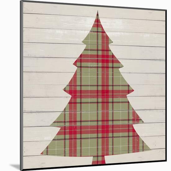 Plaid Christmas II-null-Mounted Art Print