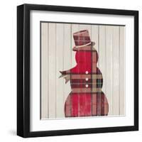 Plaid Christmas IV-null-Framed Art Print