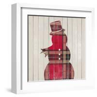 Plaid Christmas IV-null-Framed Art Print