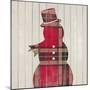 Plaid Christmas IV-null-Mounted Art Print