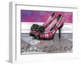 Plaid Heels-Fiona Stokes-Gilbert-Framed Giclee Print