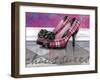 Plaid Heels-Fiona Stokes-Gilbert-Framed Premium Giclee Print