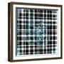 Plaid Pattern Scroll Design-Megan Aroon Duncanson-Framed Art Print