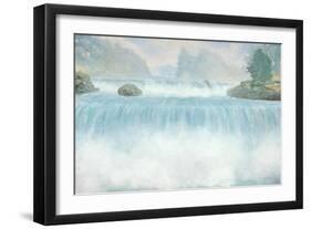 Plain Air Waterfall-Arnie Fisk-Framed Art Print