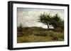 Plain in Castiglioncello-Luigi Bechi-Framed Giclee Print