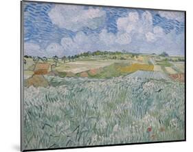 Plain Near Auvers, 1890-Vincent van Gogh-Mounted Giclee Print