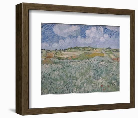 Plain Near Auvers, 1890-Vincent van Gogh-Framed Art Print