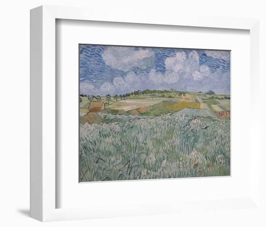 Plain Near Auvers, 1890-Vincent van Gogh-Framed Art Print