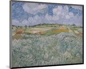 Plain Near Auvers, 1890-Vincent van Gogh-Mounted Art Print