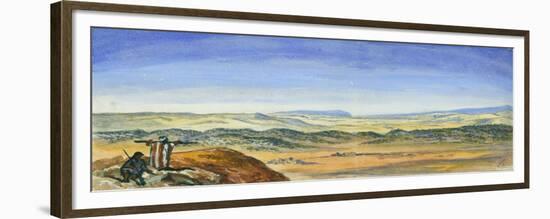 Plain of Esdraelon and Carmel, View from Ras El'Akrah, 1872-Claude Conder-Framed Giclee Print