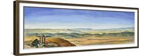 Plain of Esdraelon and Carmel, View from Ras El'Akrah, 1872-Claude Conder-Framed Giclee Print