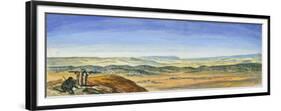 Plain of Esdraelon and Carmel, View from Ras El'Akrah, 1872-Claude Conder-Framed Giclee Print