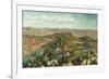 Plain of Esdraelon from Heights Above Nazareth, Israel-William Holman Hunt-Framed Giclee Print