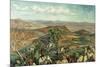 Plain of Esdraelon from Heights Above Nazareth, Israel-William Holman Hunt-Mounted Giclee Print