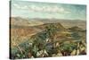 Plain of Esdraelon from Heights Above Nazareth, Israel-William Holman Hunt-Stretched Canvas