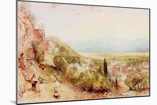 Plain of Meander, Asia Minor-Thomas Allom-Mounted Giclee Print