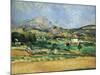 Plain of the Mount St. Victoire-Paul Cézanne-Mounted Giclee Print