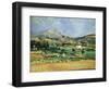 Plain of the Mount St. Victoire-Paul Cézanne-Framed Giclee Print