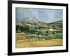 Plain of the Mount St. Victoire-Paul Cézanne-Framed Giclee Print