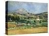 Plain of the Mount St. Victoire-Paul Cézanne-Stretched Canvas