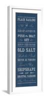 Plain Sailing-The Vintage Collection-Framed Giclee Print
