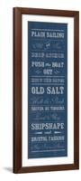 Plain Sailing-The Vintage Collection-Framed Giclee Print