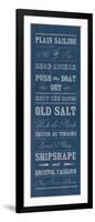 Plain Sailing-The Vintage Collection-Framed Giclee Print