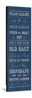 Plain Sailing-The Vintage Collection-Stretched Canvas