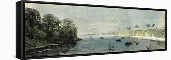 Plaines of Sacrement 1869, Peru-null-Framed Stretched Canvas