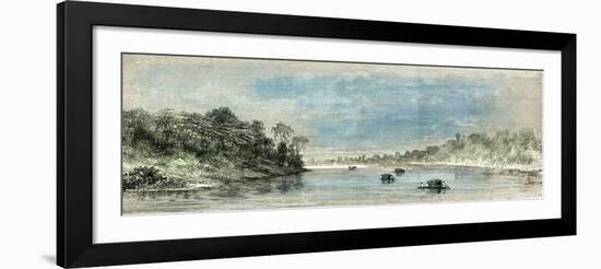 Plaines of Sacrement 1869, Peru-null-Framed Giclee Print