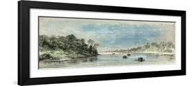 Plaines of Sacrement 1869, Peru-null-Framed Giclee Print