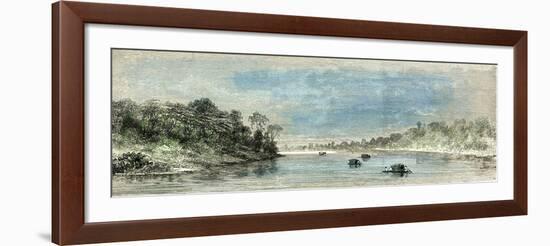 Plaines of Sacrement 1869, Peru-null-Framed Giclee Print