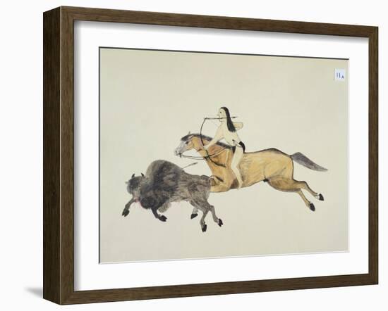 Plains Indian Equipment for the Buffalo Hunt-Kills Two-Framed Giclee Print