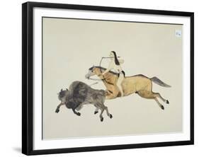 Plains Indian Equipment for the Buffalo Hunt-Kills Two-Framed Giclee Print