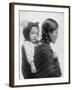 Plains Indian with Baby on Her Back Photograph - Beach, NY-Lantern Press-Framed Art Print